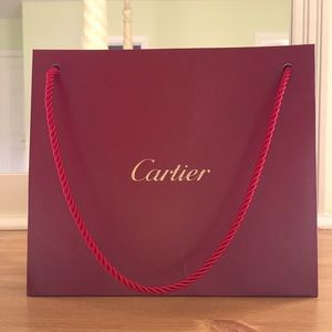 Cartier shopping bag
